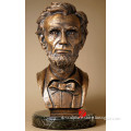 Bronze casting Abraham Lincoln bust statue
